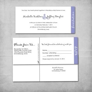 Layered Wedding Invitation Suite - www.michellejdesigns.com