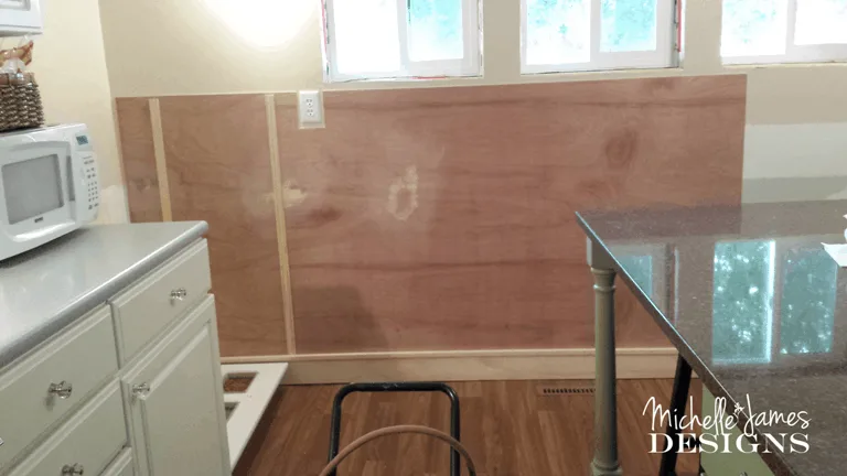 Kitchen remodel - board and batten - www.michelle jdesigns.com