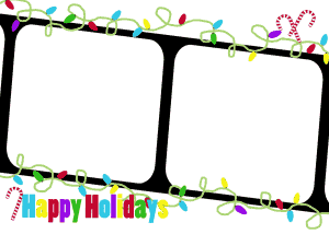 Happy Holidays & Zany Lights Card - www.michellejdesigns.com