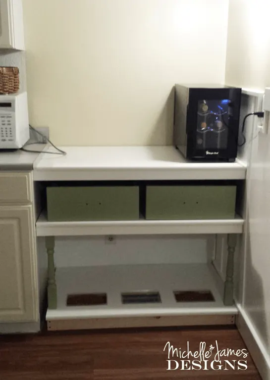 Kitchen Remodel - Wine area - www.michellejdesigns.com