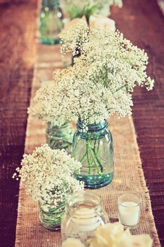 Mason Jar Wedding Ideas - www.michellejamesdesigns.com