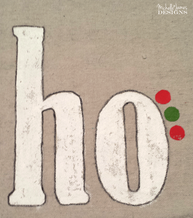 These holiday ho ho ho pillows are perfect for home holiday decor. - www.michellejdesigns.com