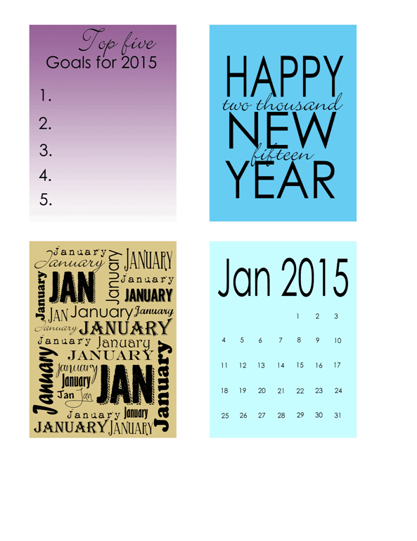 New Year Kit freebie  - www.michellejdesigns.com