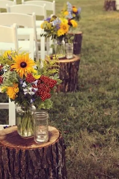 Mason Jar Wedding Ideas - www.michellejdesigns.com