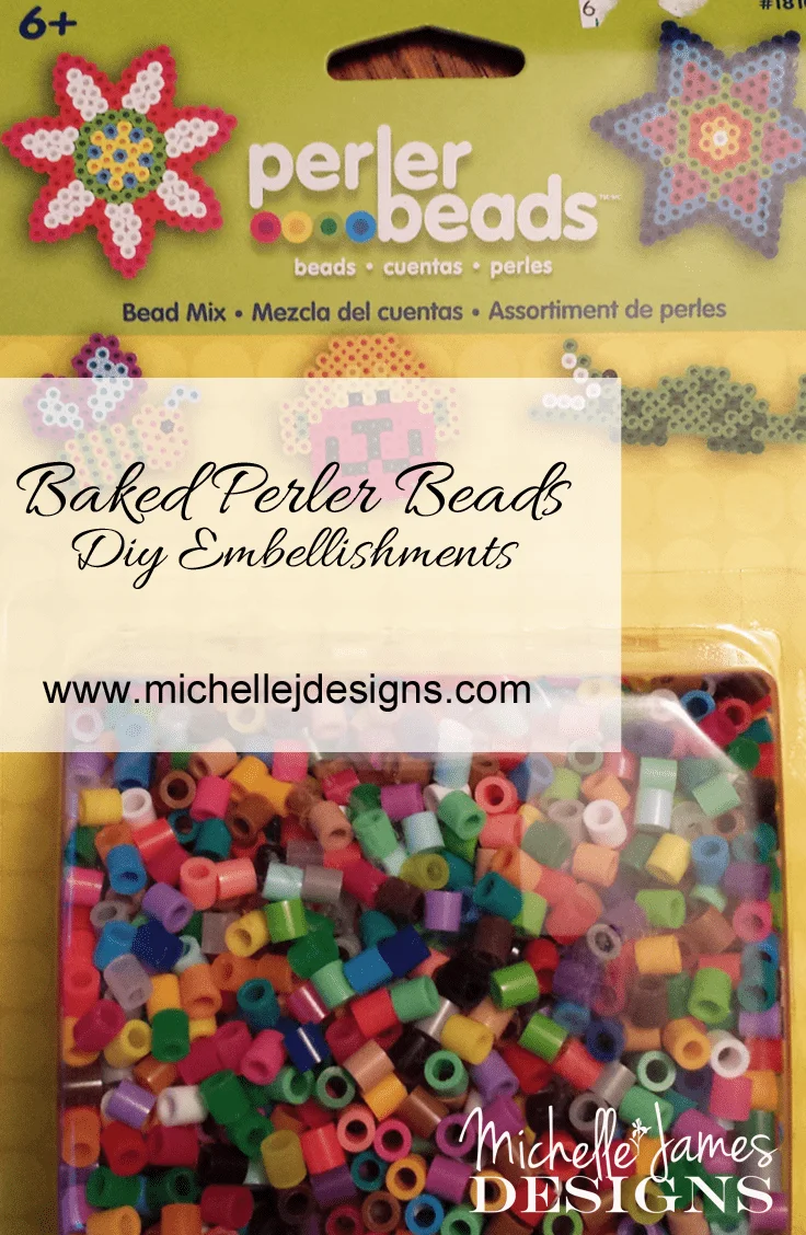 Baked Perler Beads - DIY Embellishments - www.michellejdesigns.com