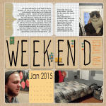 Week 4 - 2015 Project Life pages - www.michellejdesigns.com