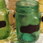 Tinted Mason Jar Glasses - www.michellejdesigns.com