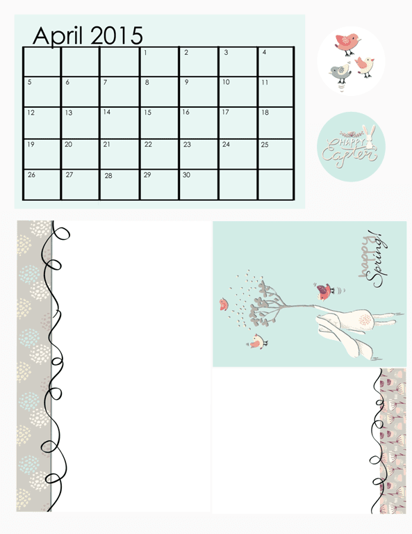 April 2015 Freebie Kit - www.michellejdesigns.com