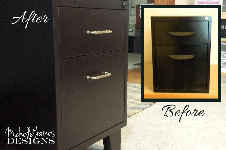 File Cabinet Re Vamp - www.michellejdesigns.com