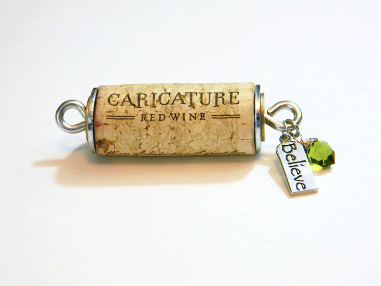 Wine Cork Key chain Tutorial | Michelle 