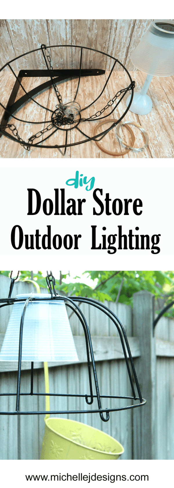 Dollar Store Outdoor Lighting Michelle James Designs