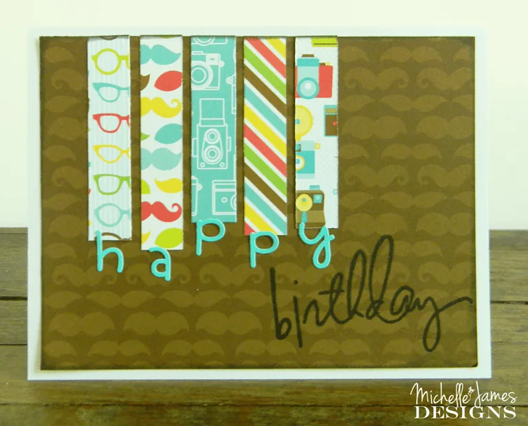 August Card Class and Kit - www.michellejdesigns.com - Create five cards using the Doodlebug Essentials Day to  Day Collection