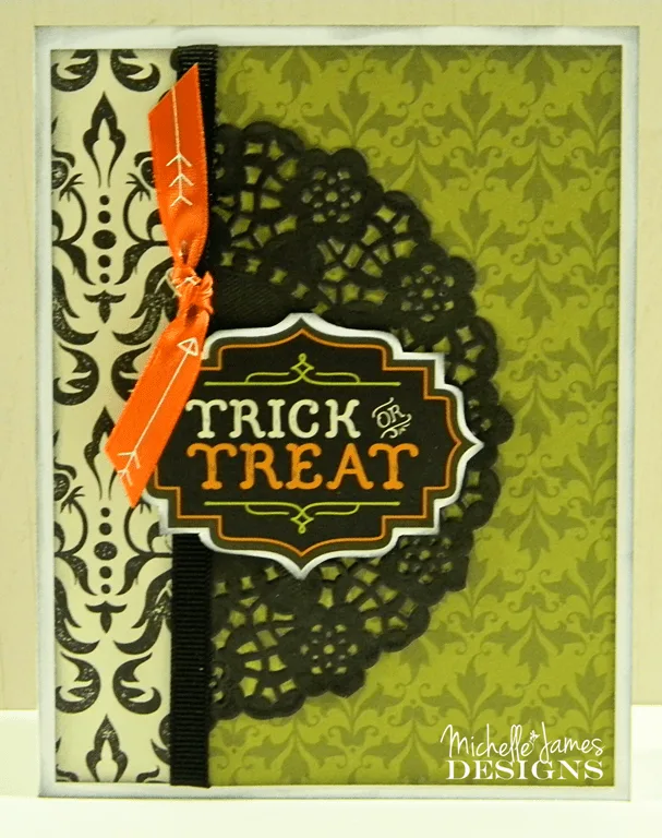 Hocus Pocus - September Card Class - www.michellejdesigns.com - Join me for this spooky class.