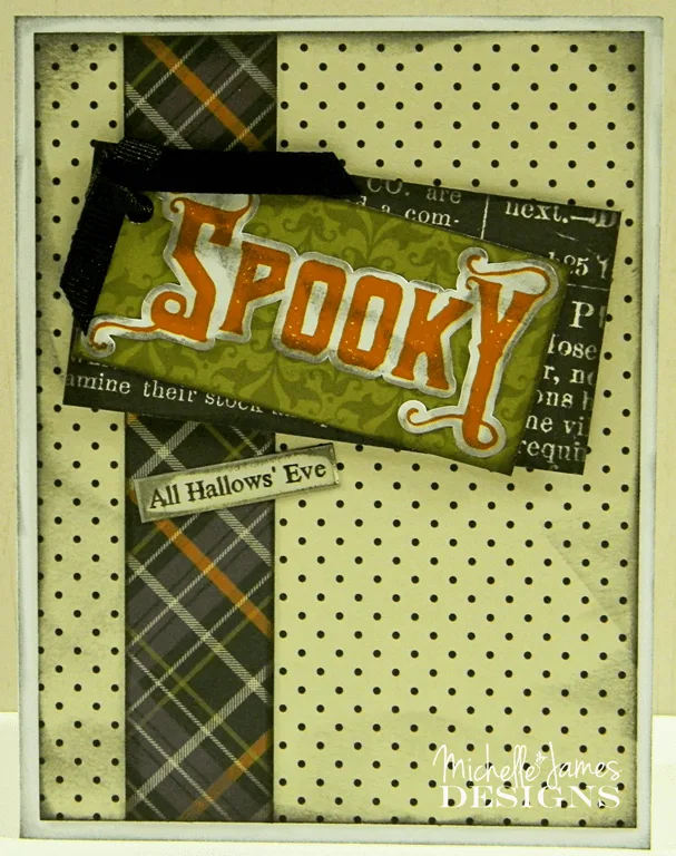 Hocus Pocus - September Card Class - www.michellejdesigns.com - Join me for this spooky class.