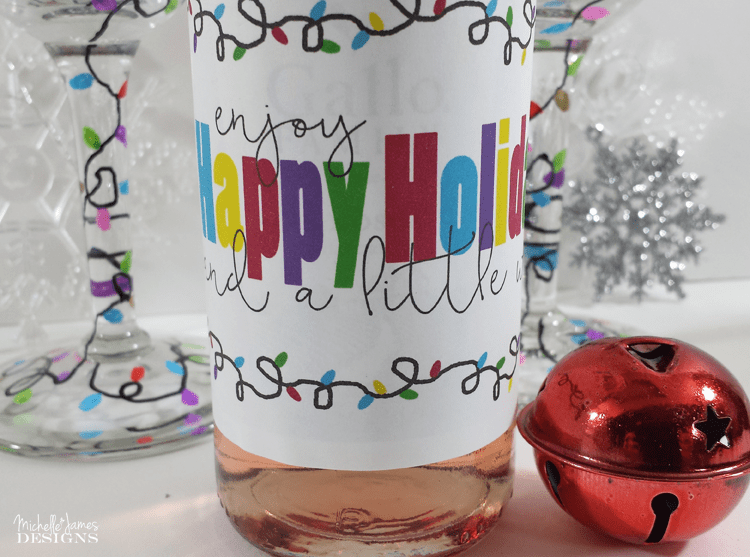 Holiday Wine Glasses - www.michellejdesigns.com - These are tons of fun to make and bake using the Sharpie Oil Based Paint Pens