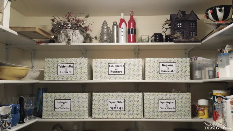 Organizational Boxes from Diaper Boxes - Michelle James Designs