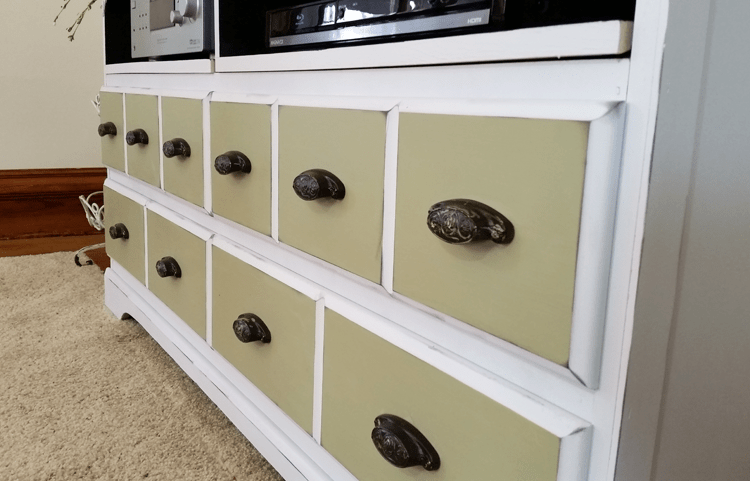 How to Restore Your Furniture Back To Fabulous - www.michellejdesigns.com - Come see how we restored this worn out dresser back to a fabulous piece of furniture!