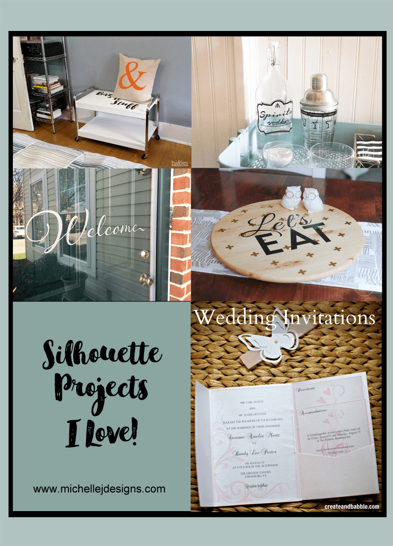 Silhouette Cameo Projects that will blow you away - www.michellejdesigns.com - visit this round up of amazing projects created using the Silhouette Cameo!