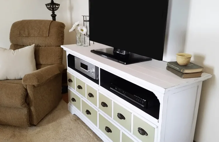 How to Restore Your Furniture Back To Fabulous - www.michellejdesigns.com - Come see how we restored this worn out dresser back to a fabulous piece of furniture!