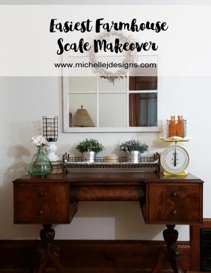 A pretty scale to add to your farmhouse look. Just add paint!