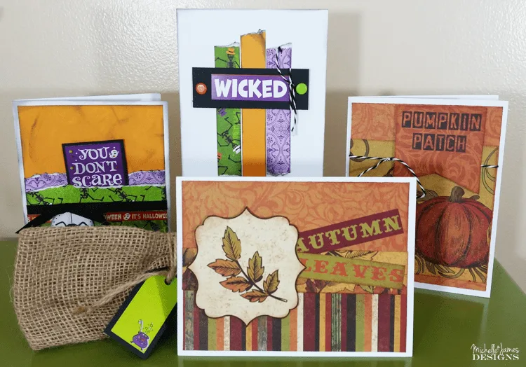 October Card Class - www.michellejdesigns.com