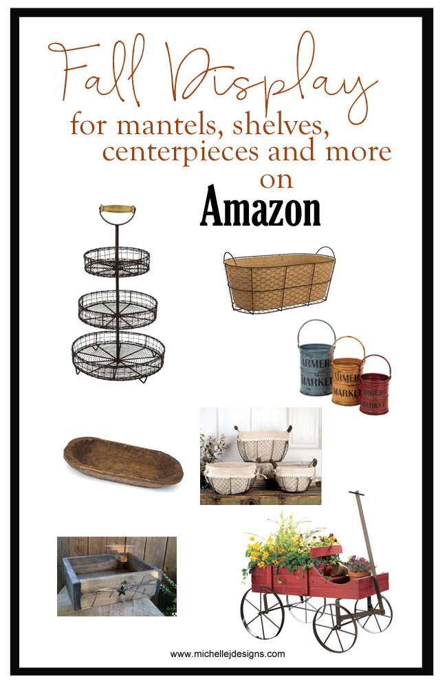 Fall Decor For Your Home - www.michellejdesigns.com - I have created a list of some of my favorite fall decor products that I have found on Amazon. Take a look!