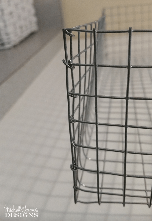 How To Create Your Own Wire Baskets - www.michellejdesigns.com - It seems I can never find the right sized wire basket for my space. This tutorial will teach you how to create your own!