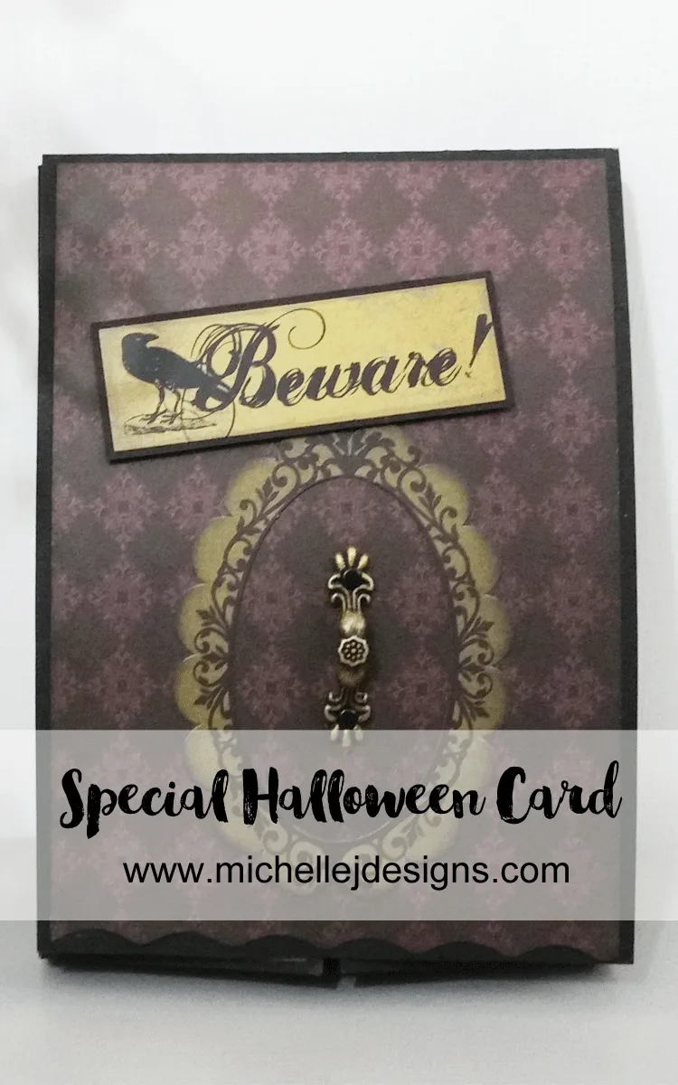 Halloween Card Gift - www.michellejdesigns.com - I love this fun design and it truly makes this Halloween Card into a gift.