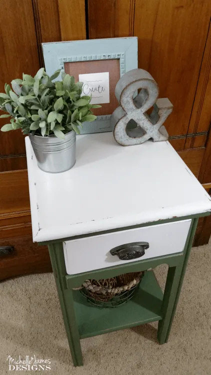 Tired Telephone Table - www.michellejdesigns.com - I transformed this tired telephone table into a beautiful piece of new found love with Fusion Mineral Paint.