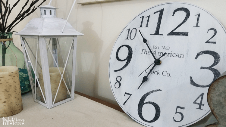 I found a hideous clock at the thrift store. It is fun to update an old clock and make it look spectacular!