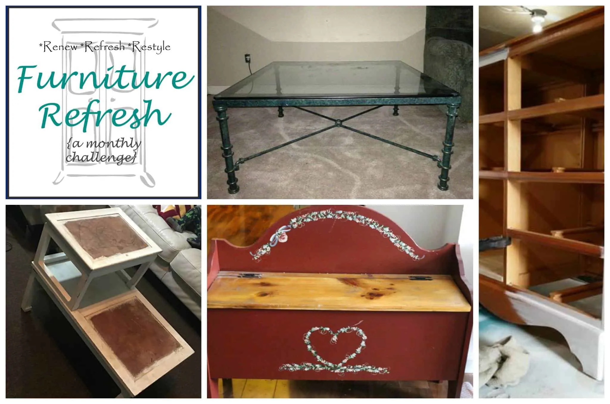 We gave these pieces a much needed update. Now they are the perfect baby furniture pieces for this new, sweet baby!