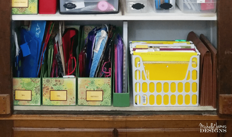 Take a look at how I am organizing craft supplies in my craft room. Now everything has a place and is easy to find when I need it.