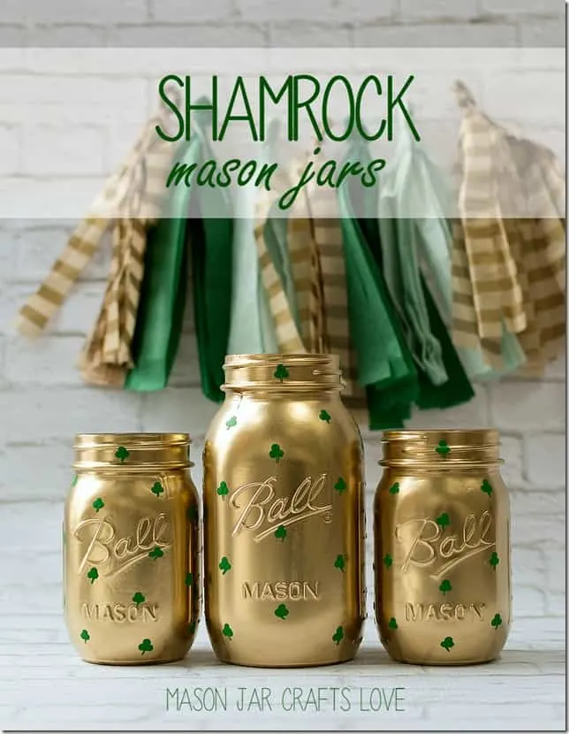 There are some amazing St. Patrick's Day projects out there. I am showing you some mason jar favorites that you would be proud to make and show off in your home.