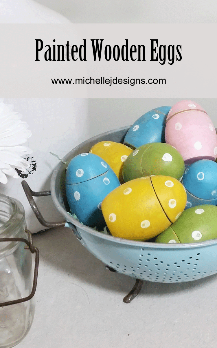 How to Paint Wooden Easter Eggs