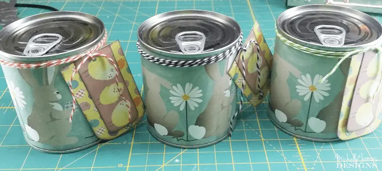 I love to create fun packaging for cute, handmade gifts. This is so fun it is Gifts In a Can Check it out at www.michellejdesigns.com