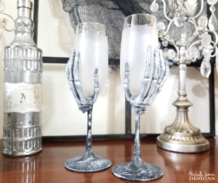 Skeleton Wine Glasses