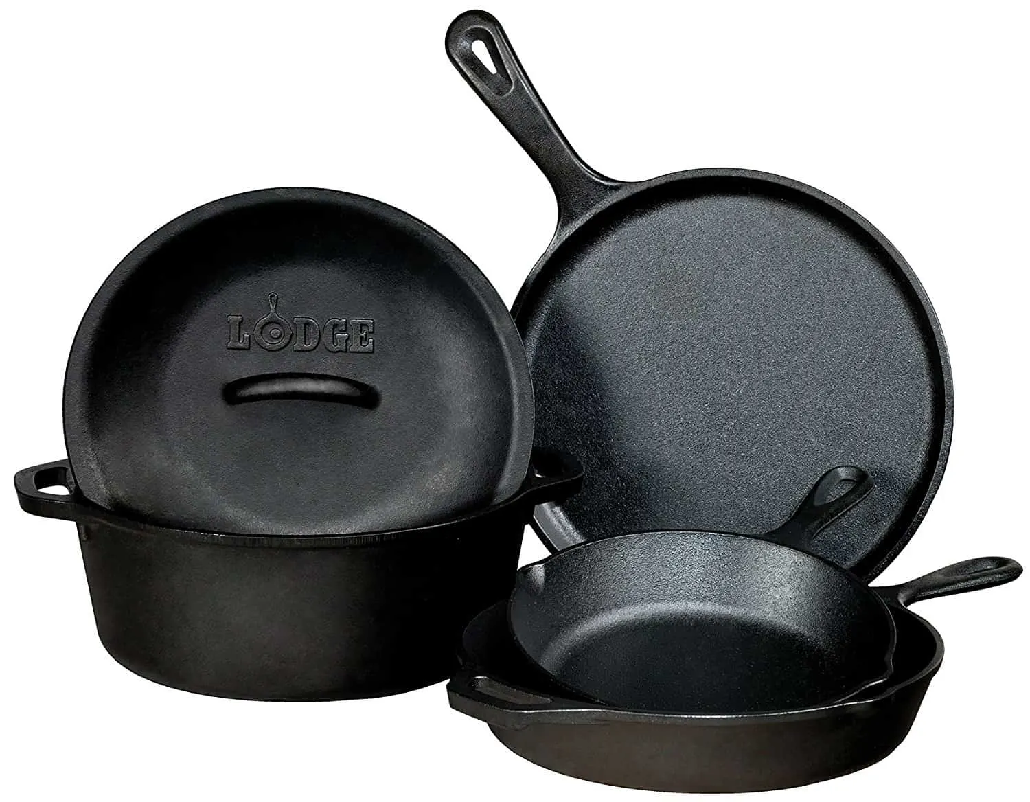 Camco 7 Piece Stainless Steel Cookware Nesting Pots And Pans Set W