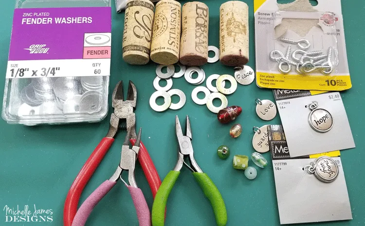 These DIY Wine Cork Ornaments are easy to make and so festive!