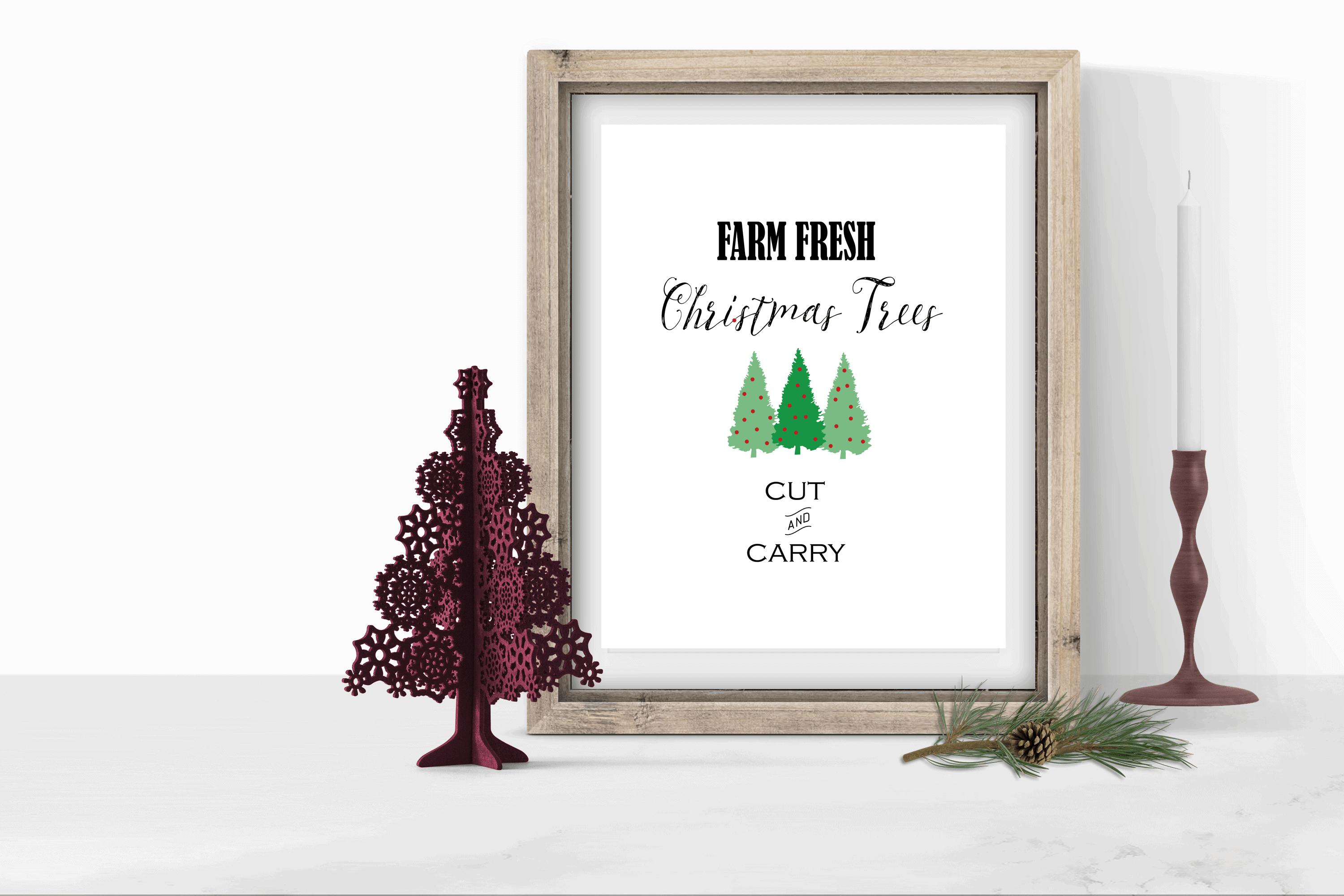 Free Christmas Printables For Your Holiday Home Decor