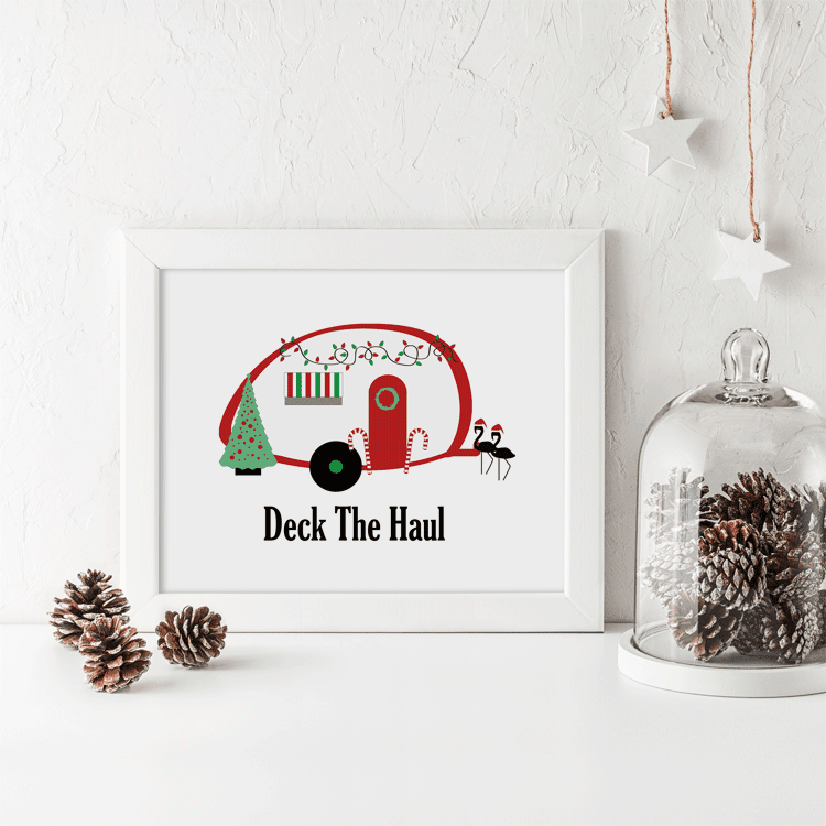 I created one of these Christmas Printables for my camping friend. The other is for the rest of us! - www.michellejdesigns.com