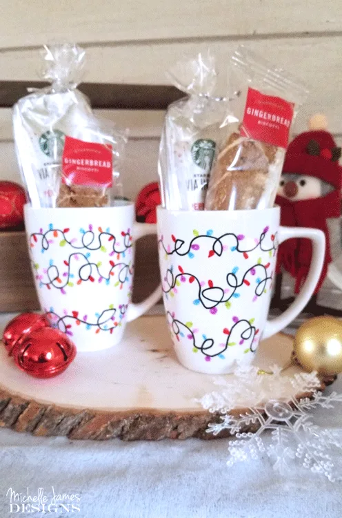These dollar store Christmas craft is perfect for friends, co-workers, teachers and more. It is fun, festive and budget friendly - www.michellejdesigns.com