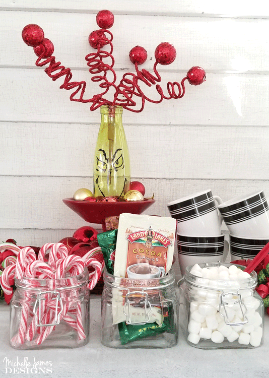 It is always fun to create a special day or night during the holidays. Create A hot cocoa bar to make the evening even more magical! - www.michellejdesigns.com