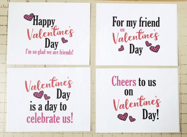 Free Printable Valentine's Day Mini Wine Bottle Labels