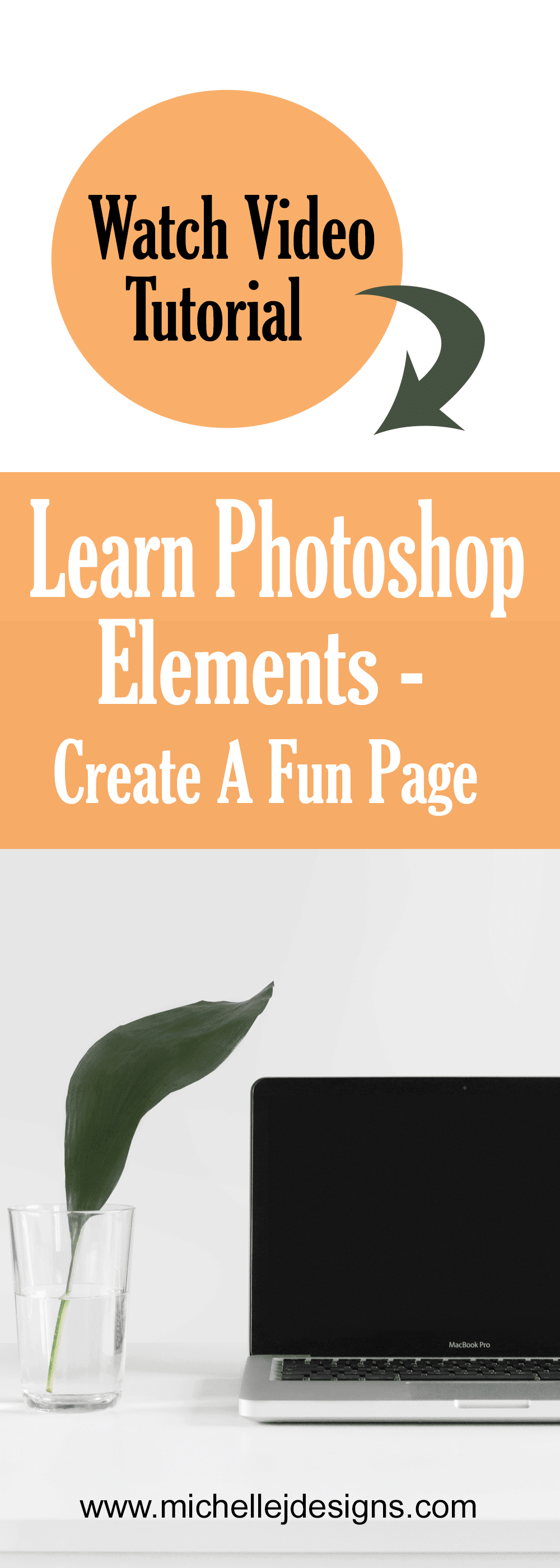 Learn Photoshop Elements, Photoshop Elements Tutorial, Basic Photoshop Elements Tutorial, Photoshop Elements Video Tutorial #photoshopelements #learnphotoshopelements #pse #adobephotoshopelelments - www.michellejdesigns.com