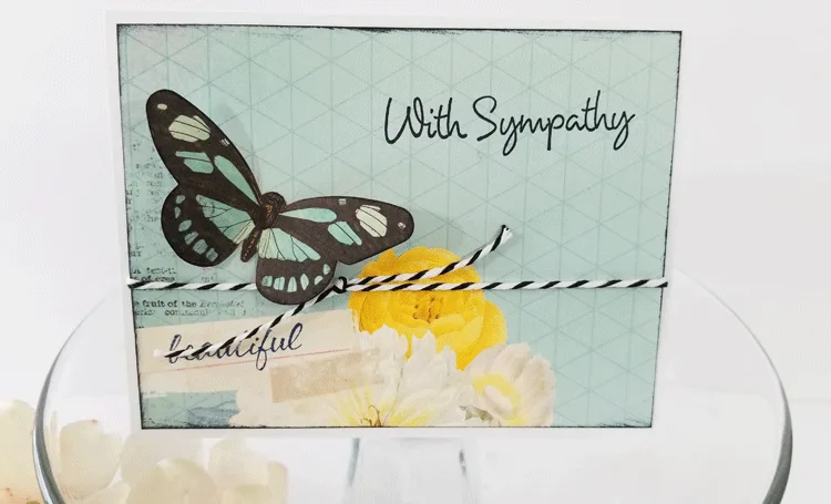Sending a handmade card is special and handmade sympathy cards really show you care. #handmadecards #papercrafts #handmadesympathycards #cardmaking #diycards #sympathycards - www.michellejdesigns.com