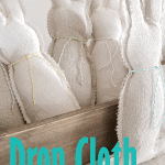 Drop Cloth Farmhouse Fabric Bunnies