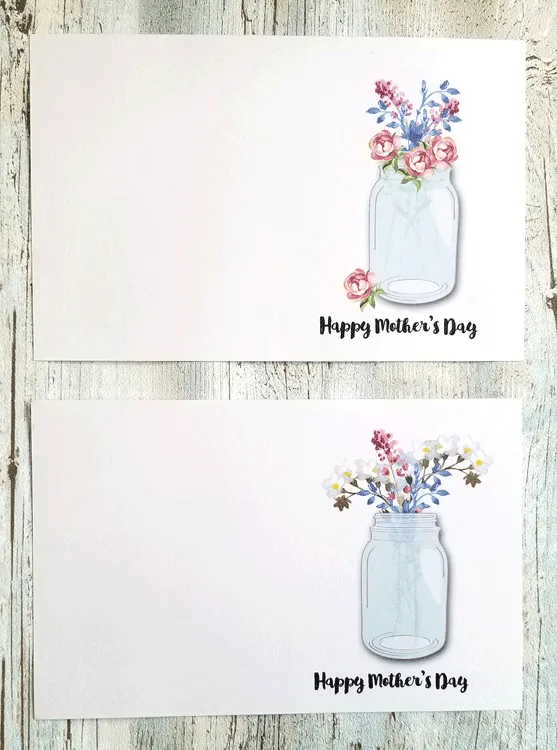 Mother's Day is coming right up and I don't want you to forget to send a card. Here are some Mother's Day card ideas with a free printable I designed! Enjoy! - #Mothersday #Mothersdaycard #freeprintable #printables - www.michellejdesigns.com
