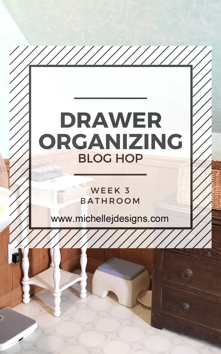 Organized Bathroom Drawers - Drawer Organizing Blog Hop