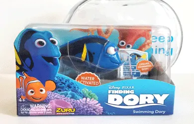 This inspiring Dory fishbowl keeps us going at work. We 'just keep swimming