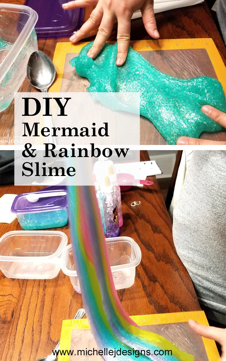 DIY Mini Mermaid Water Slime